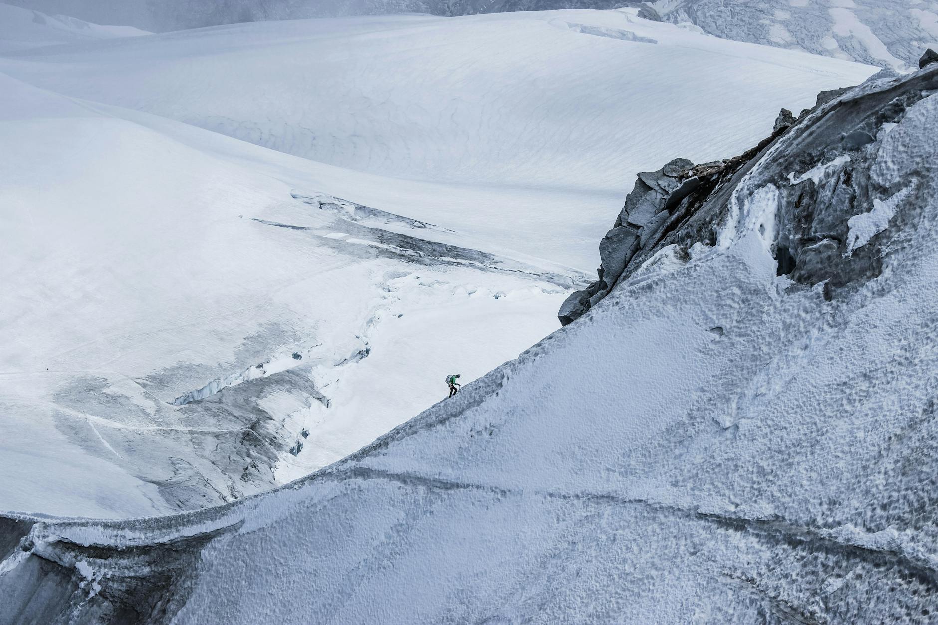 Arête des Bosses Mont Blanc alpinisme