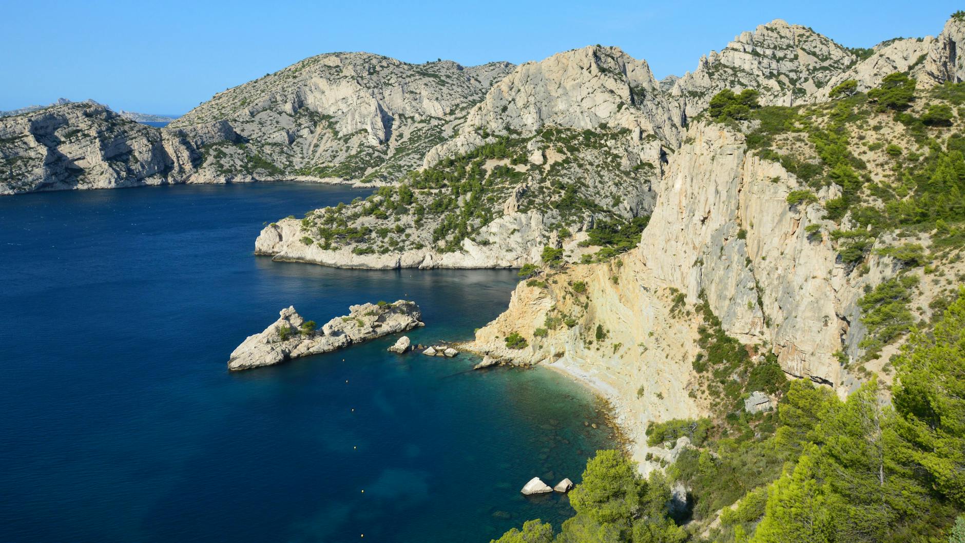 Calanques Provence côte méditerranéenne