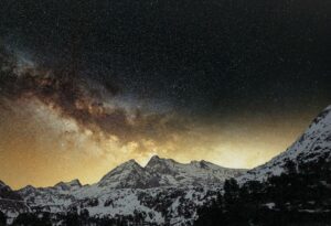 Constellations visibles en été en montagne
